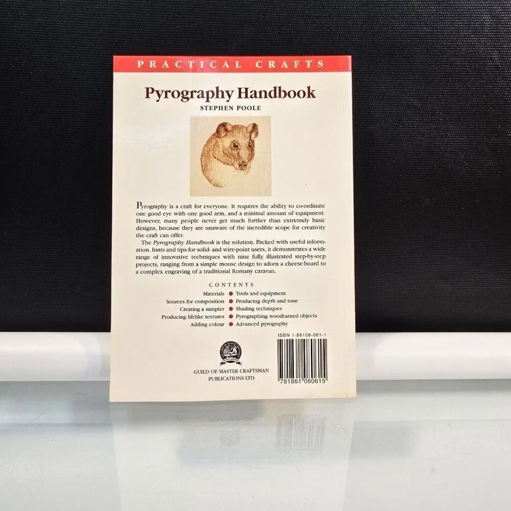 Pyrography Handbook by Stephen Poole 1997 Paperback Practical Crafts